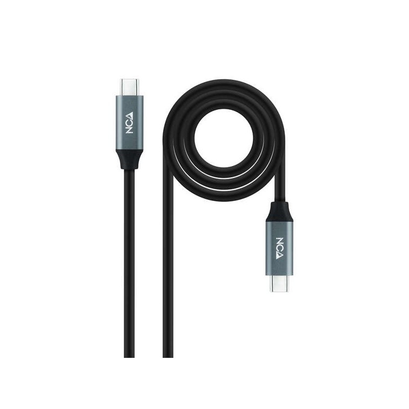 Nanocable Cable USB 3.2 Gen2X2 100W 4K/60Hz USB-C M/M 1m - Color Negro