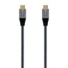 Aisens Cable USB 2.0 Aluminio 5A 100W E-MARK - USB-C/M-USB-C/M - 1.0M - Color Gris
