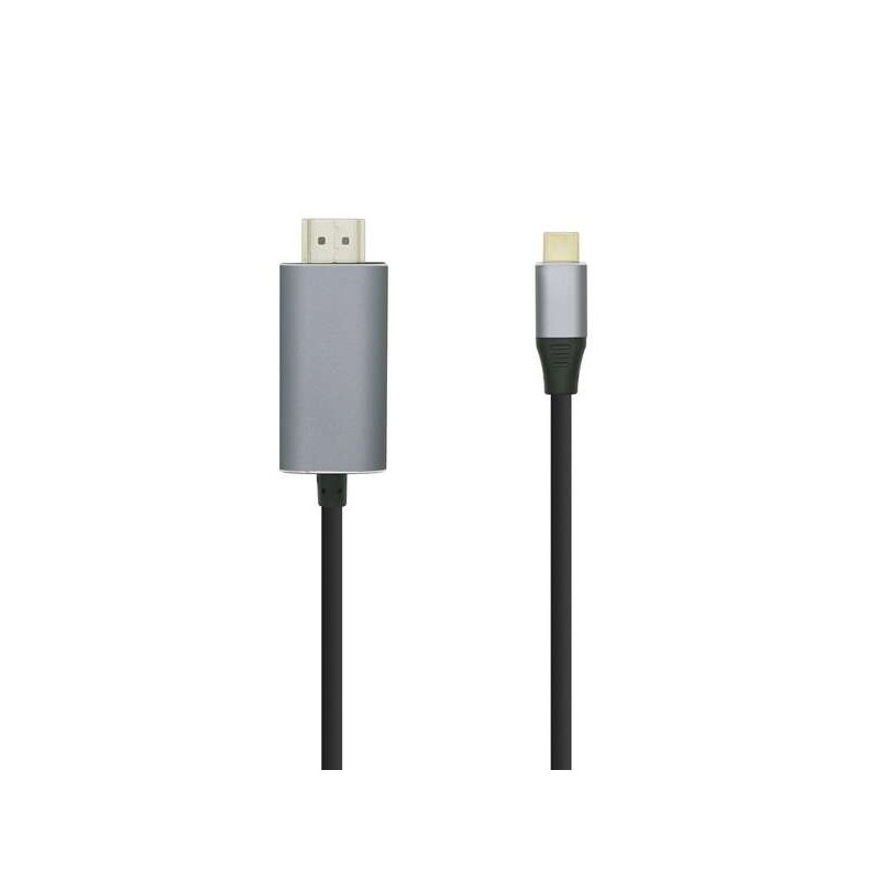 Aisens Cable Conversor USB-C a HDMI 4K@60HZ - USB-C/M-HDMI/M - 1.8M - Color Negro