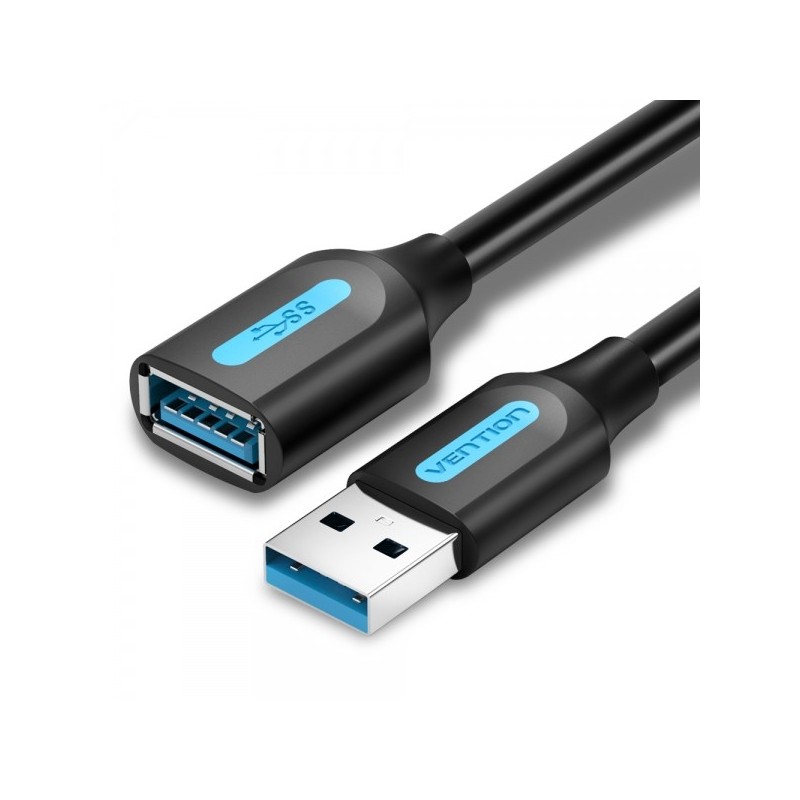 Vention Cable Extension USB 3.0 A Macho a A Hembra - 2m - Color Negro