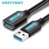 Vention CableTech Pro Extensor USB 3.0 Alta Velocidad de Transferencia Conductor de Cobre Conexion Segura y Estable Color Negro
