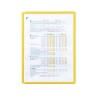 Fundas para clasificador Durable Sherpa - PP - A4 - Color amarillo - Pack 5 ud