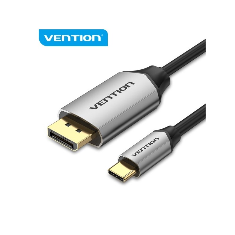 Vention Adaptador USB-C a DisplayPort - Conexion Estable y Rapida - Color Negro