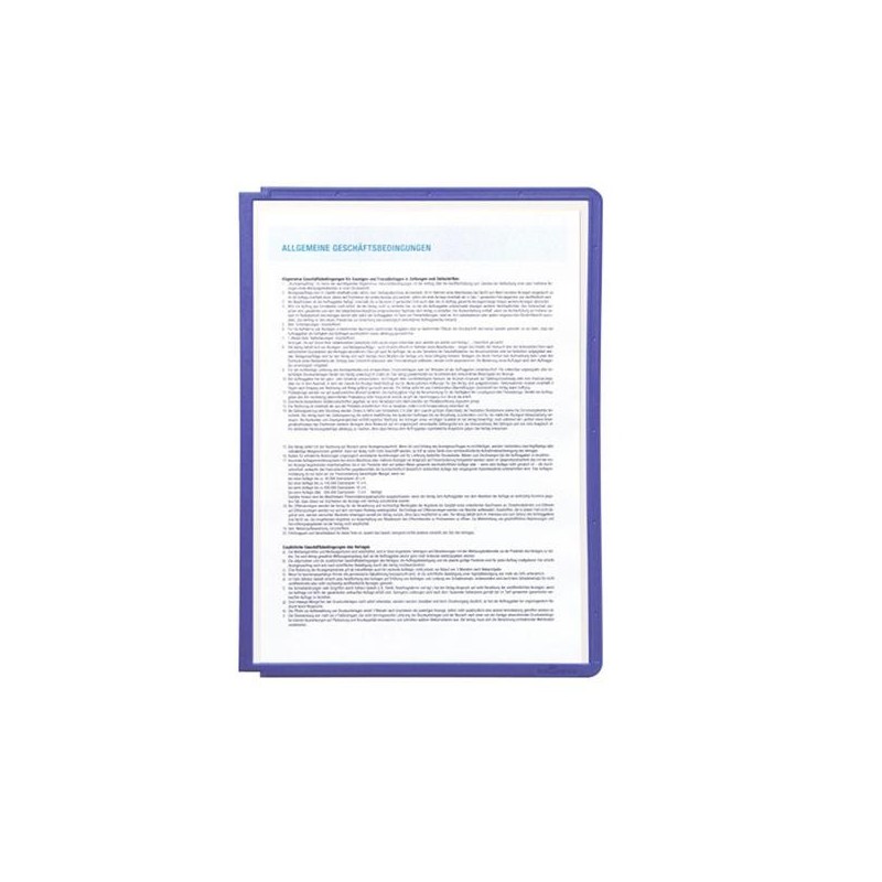 Fundas para clasificador Durable Sherpa - PP - A4 - Color morado - Pack 5 ud