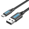 Vention Cable USB-A 2.0 a Micro-B 3A - 2m - Color Azul Navy