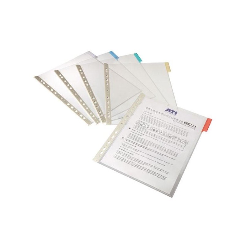 Fundas multitaladro para clasificador Durable Function - Plástico rígido - A4 - Color azul - Pack 5 ud Fundas multitaladro para clasificador Durable Function - Plástico rígido - A4 - Color azul - Pack 5 ud