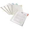Fundas multitaladro para clasificador Durable Function - Plástico rígido - A4 - Color azul - Pack 5 ud