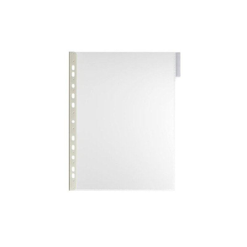 Fundas multitaladro para clasificador Durable Function - Plástico rígido - A4 - Transparente - Pack 5 ud