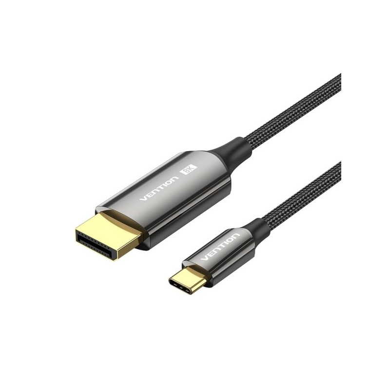 Vention Cable USB-C a DisplayPort 8K - 1m - Trenzado - Color Negro