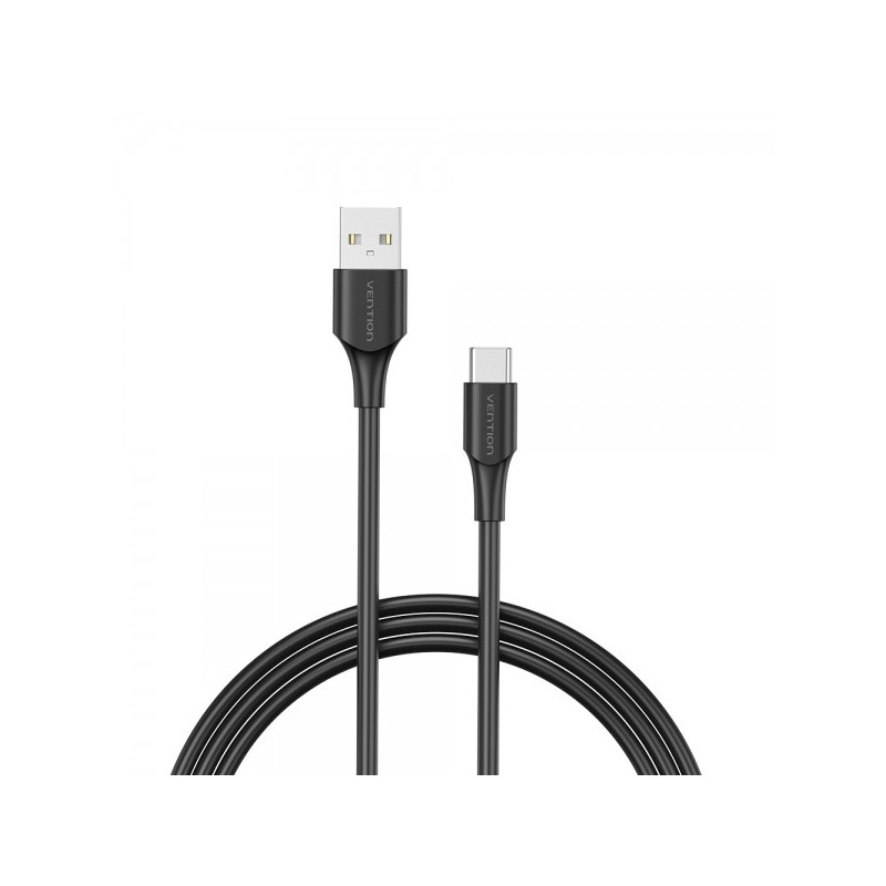 Vention Cable USB-A Macho a USB-C Macho - 1.5m - 3A - 60W - 480Mbps - Color Negro