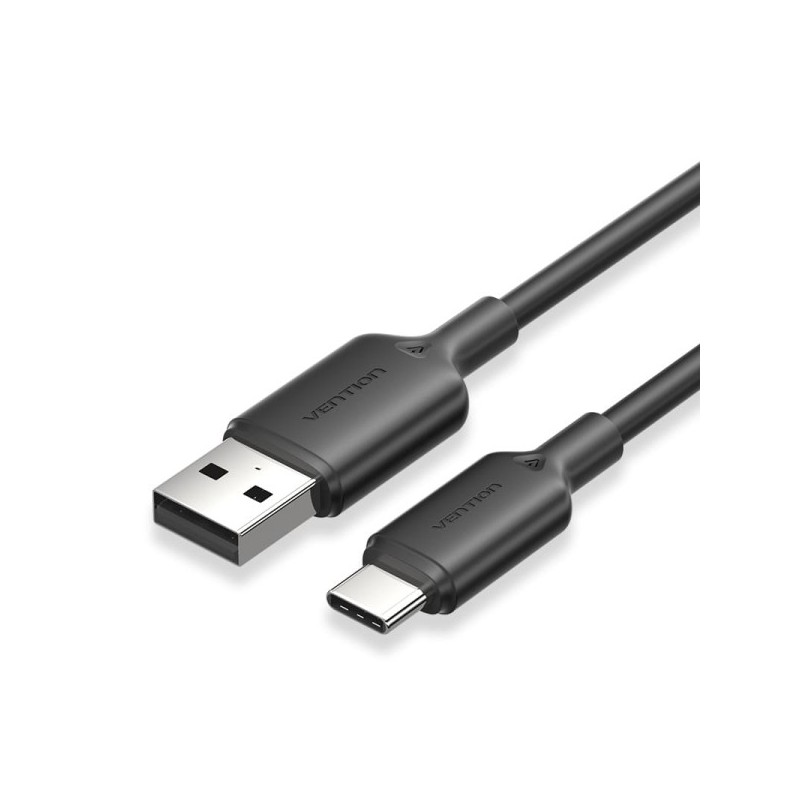Vention Cable USB-C 2.0 a USB-A 3A 60W - 2m - PVC - Color Negro