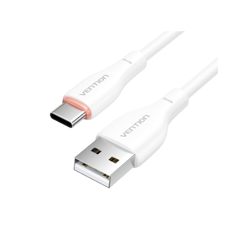 Vention Cable de Carga USB-A/USB-C - 480Mbps - 3A - 15W Max - Color Blanco