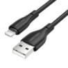 Vention Cable de Carga USB-A/Lightning TPE Duradero Transferencia 480Mbps Alimentacion 2A Potencia 10W Max 1 Metro Color Negro