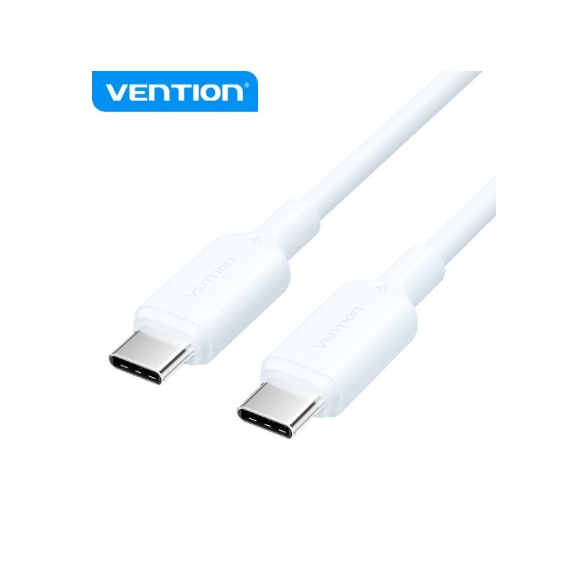 Vention Cable USB - Conexion USB-USB - Contactos Niquelados - Potencia 60W - Corriente Max. 3A - Color Azul