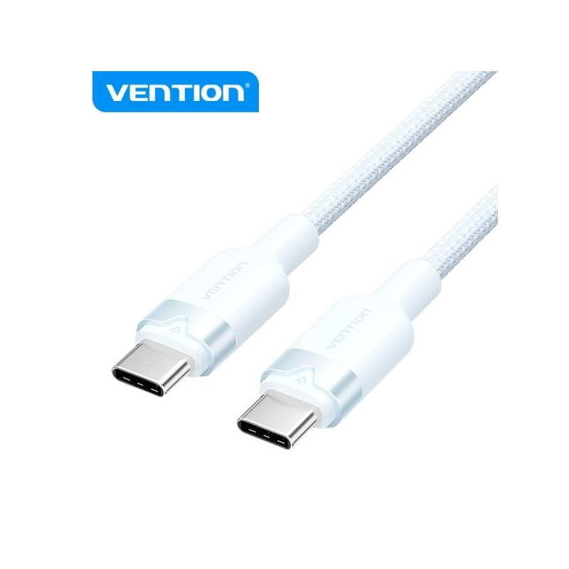 Vention Cable USB 2.0 - Niquelado - 60W - 3A - Color Azul