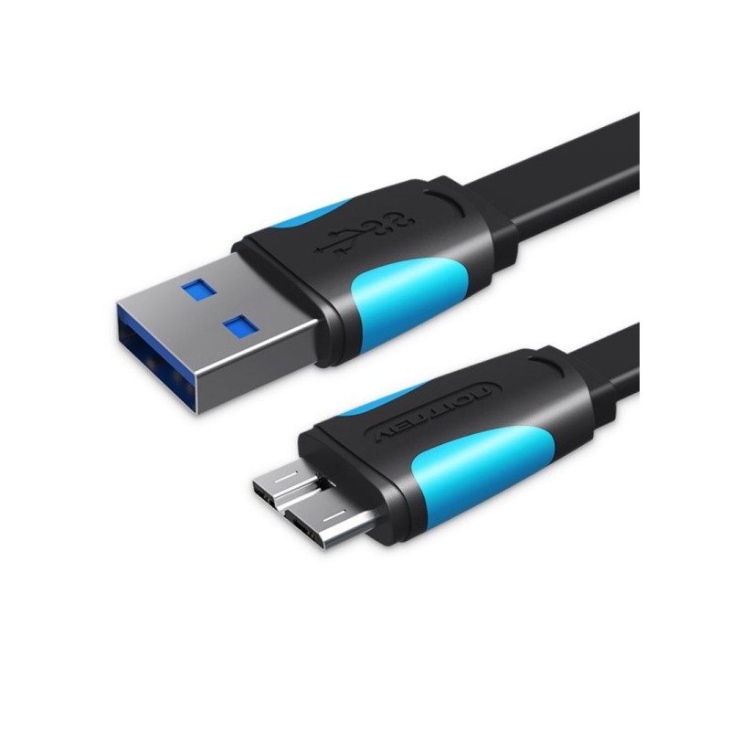 Vention Cable USB 3.0 Macho a MicroUSB Macho - 2m - Color Negro
