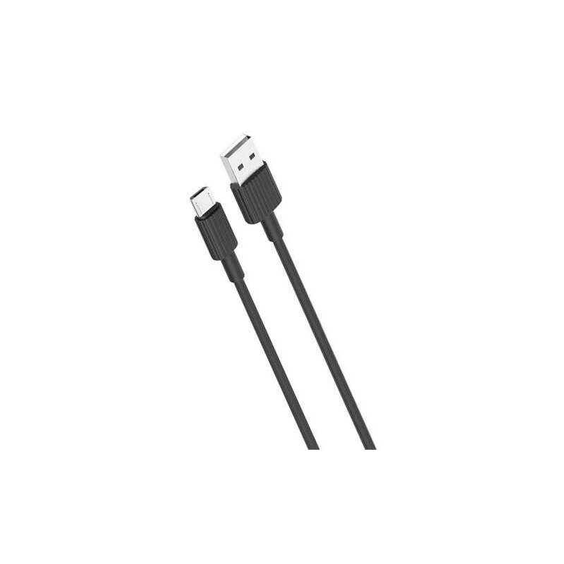 XO NB156 Cable USB-A Macho a MicroUSB 2.4A - Carga + Transmision de Datos Alta Velocidad - Longitud 1m