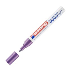 Marcador permanente Edding 750 - Punta cónica - Trazo 2 mm - 4 mm - Color violeta