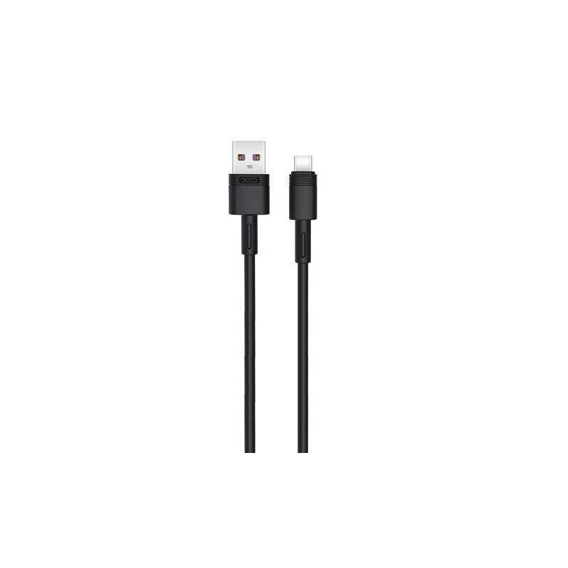 XO Cable USB-A Macho a USB-C Macho 5A - Carga Rapida + Transmision de Datos Alta Velocidad - Longitud 1m