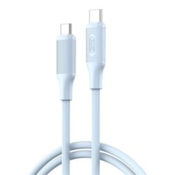 XO NBQ265B Cable USB-C Macho a USB-C Macho - 1m - 60W - Color Azul