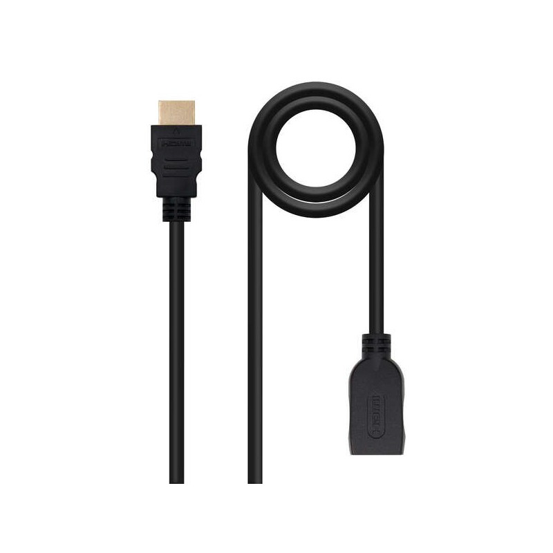 Nanocable Cable HDMI 2.0 Prolongador A/M-A/H - 2.0m - Color Negro
