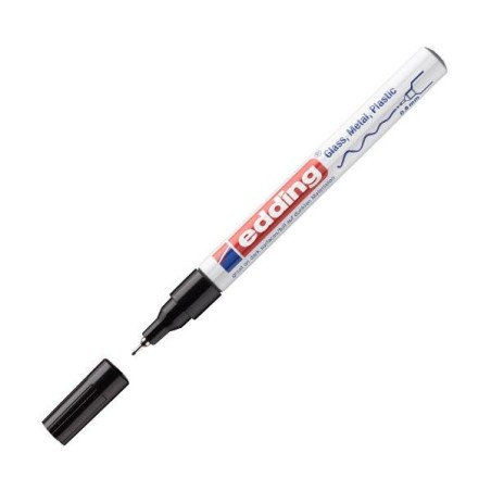 Marcador permanente Edding 780 - Trazo 0,8 mm - Color negro