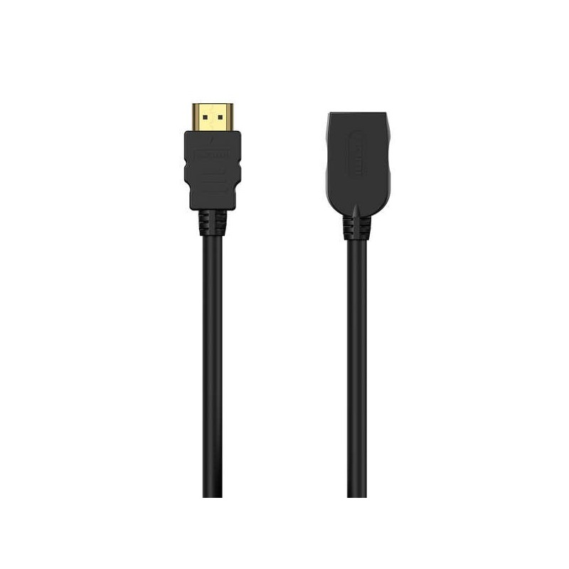 Aisens Cable HDMI V2.0 Prolongador Premium Alta Velocidad / HEC 4K@60HZ 18GBPS - A/M-A/H - 3.0M - Color Negro