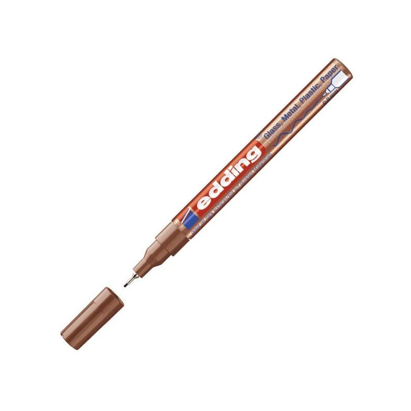 Marcador permanente Edding 780 - Trazo 0,8 mm - Color cobre Marcador permanente Edding 780 - Trazo 0,8 mm - Color cobre