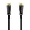 Aisens Cable HDMI V2.1 AOC Fibra Optica Ultra Alta Velocidad UHS 8K@60Hz 4K@120Hz 4:4:4 48Gbps - A/M-A/M - 10m Negro