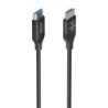 Aisens Cable HDMI V2.1 AOC Ultra Alta Velocidad - HEC 8K@60HZ 4K@120HZ 4:4:4 48GBPS - 10m - Color Negro