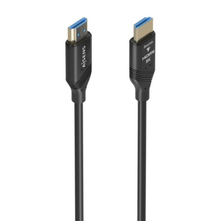 Aisens Cable HDMI V2.1 AOC Ultra Alta Velocidad - HEC 8K@60HZ 4K@120HZ 4:4:4 48GBPS - 30m - Color Negro