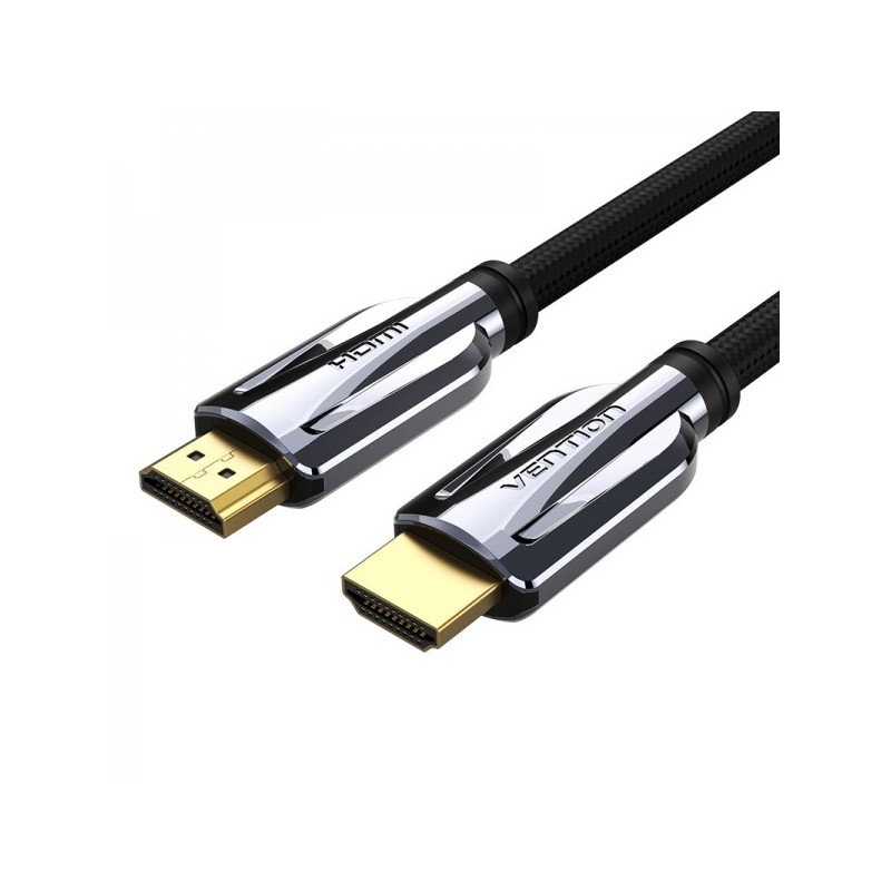 Vention Cable HDMI 2.1 Macho a Macho 8K - 2m - Chapado Oro - Color Negro