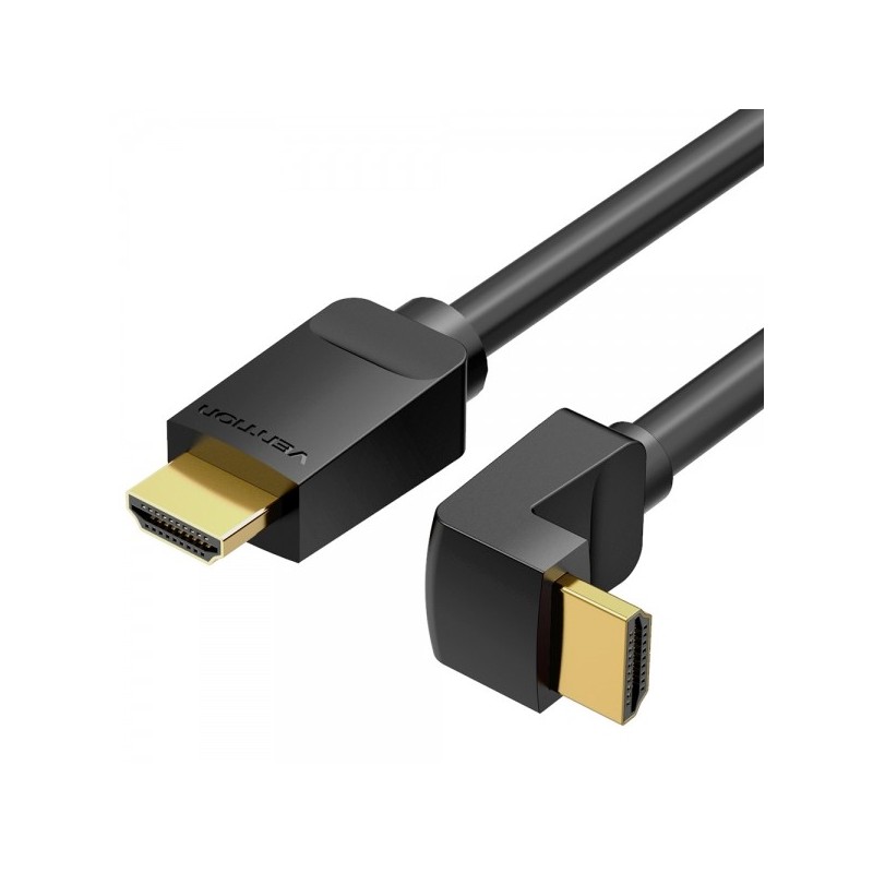 Vention Cable HDMI Macho a HDMI Macho 90 4K 2.0 - 1.5m - Color Negro