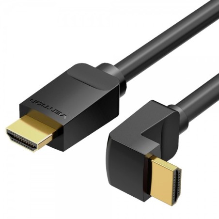 Vention Cable HDMI Macho a HDMI Macho 90 4K 2.0 - 1.5m - Color Negro