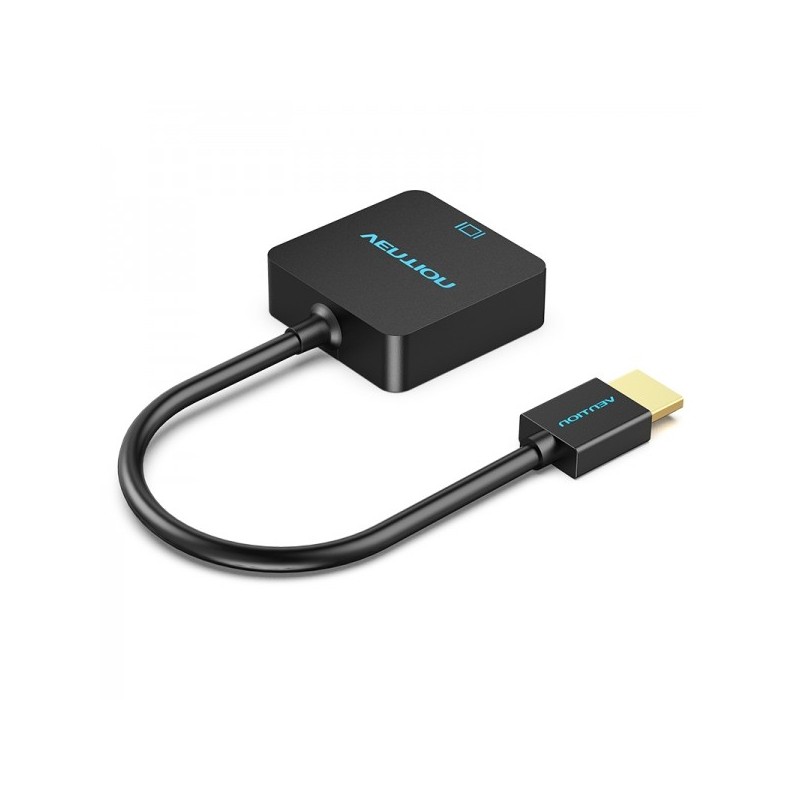 Vention Conversor HDMI Macho a VGA Hembra - 0.15m - Color Negro