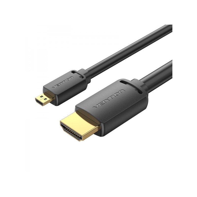 Vention Cable Micro HDMI Macho a HDMI Macho 2.0 4K - 1.5m - Color Negro