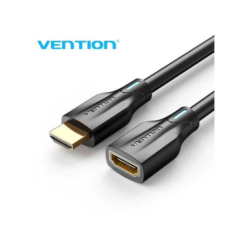 Vention Cable Alargador HDMI 2.1 8K HDMI Macho a HDMI Hembra - 1m - Color Negro