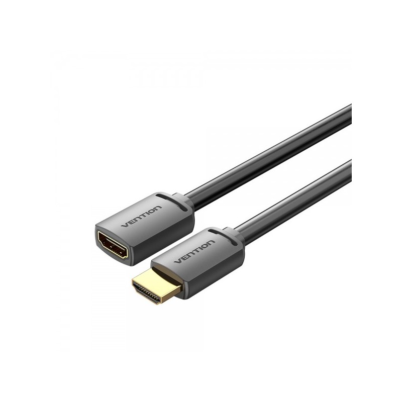 Vention Cable Alargador HDMI Macho a HDMI Hembra 2.0 4K - 3m - Color Negro