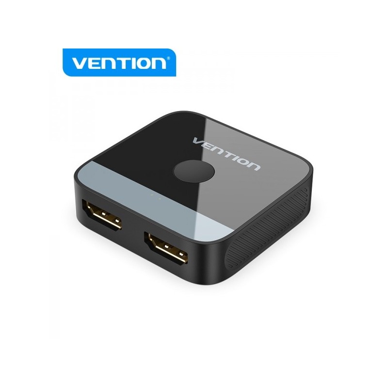 Vention Switch/Splitter HDMI Hembra a 2x HDMI Hembra 4K Bidireccional - Color Negro