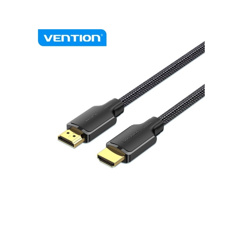 Vention Cable HDMI 2.0 4K - Resolucion 4K a 60Hz - Soporte 3D - Sincronizacion Perfecta - Conectividad Universal - Color Negro