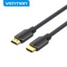 Vention Cable HDMI 2.0 4K - Resolucion 4K a 60Hz - Soporte 3D - Sincronizacion Audio/Video - Conectividad Universal Negro
