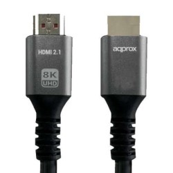 Approx Cable HDMI 2.1 Macho/Macho - Soporta Resolucion 8K - Longitud 1m