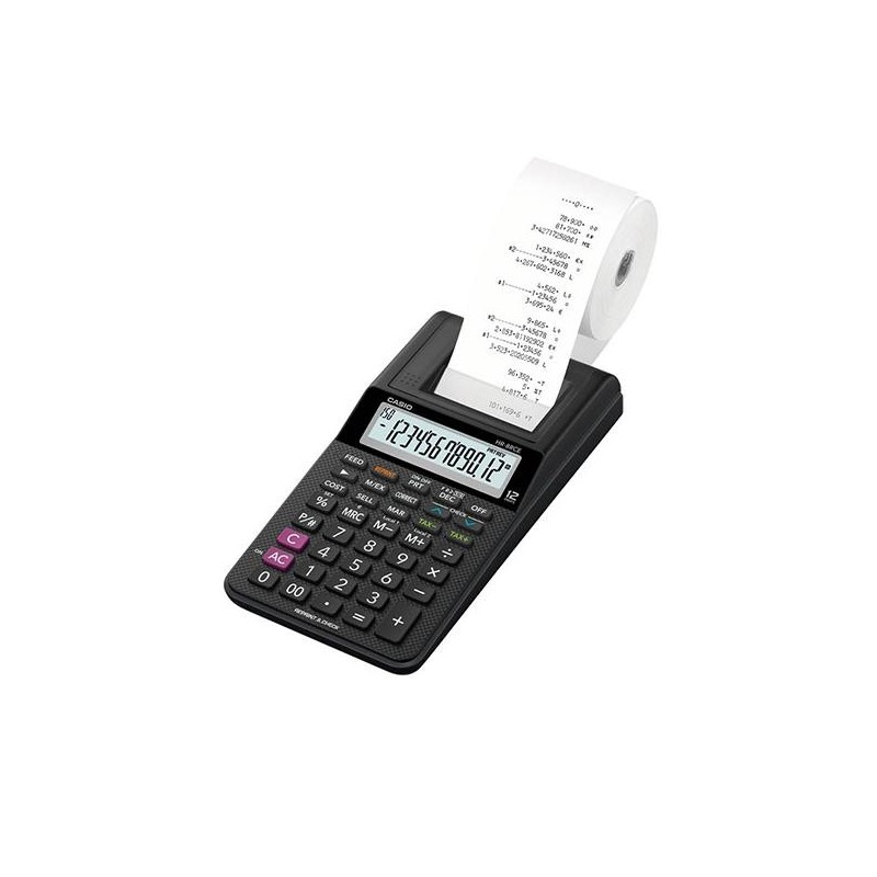 Calculadora impresora Casio HR-8RCE - 12 dígitos