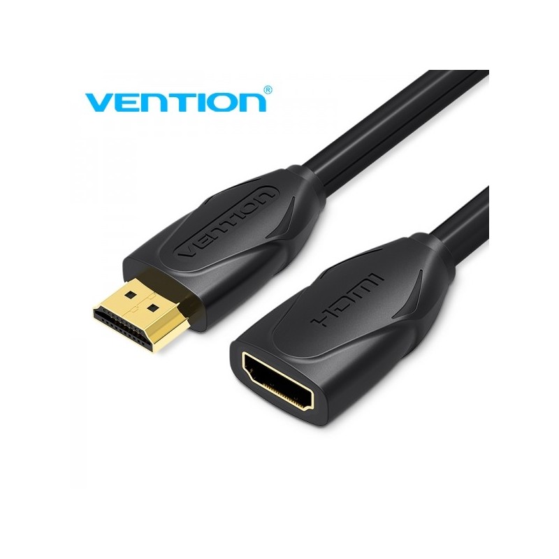 Vention Cable Alargador HDMI Macho a HDMI Hembra - 2m - Color Negro