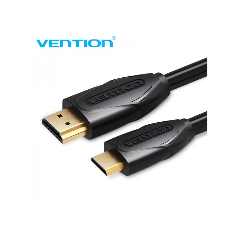 Vention Cable HDMI Macho a Mini HDMI Macho - 1.5m - Color Negro