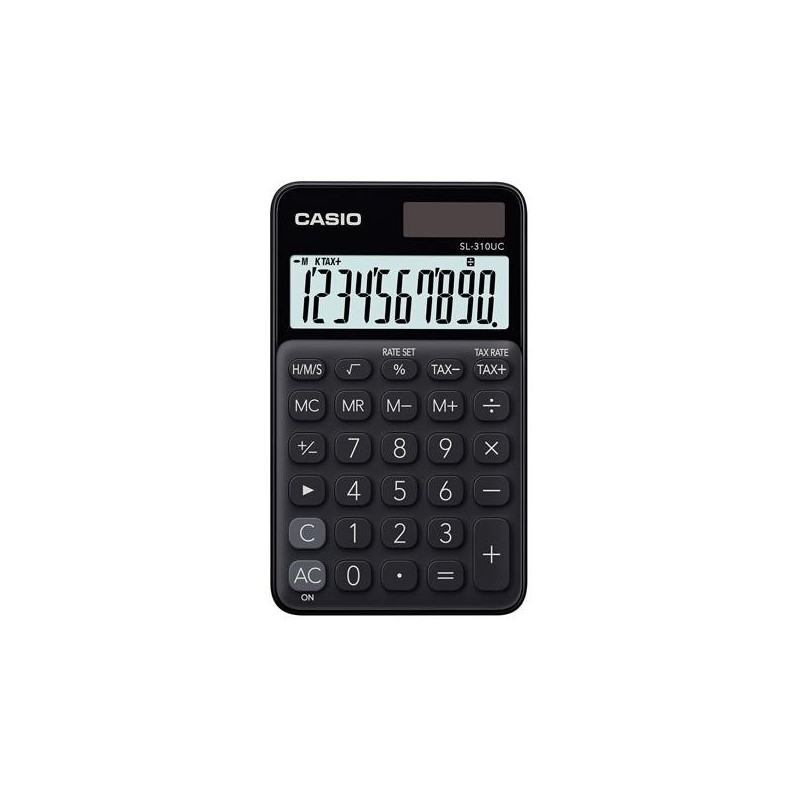 Calculadora de bolsillo SL-310UC - 10 dígitos - Color negro