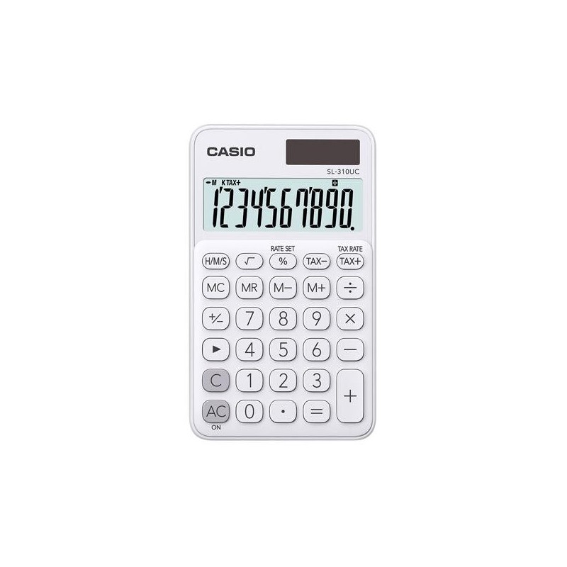 Calculadora de bolsillo SL-310UC - 10 dígitos - Color blanco