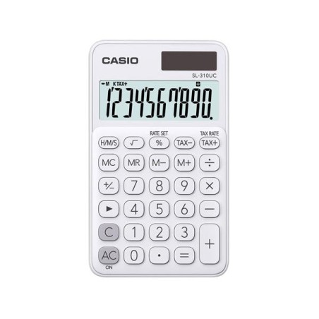 Calculadora de bolsillo SL-310UC - 10 dígitos - Color blanco