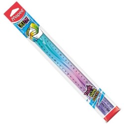 Regla flexible Maped Twistn Flex - 30 cm - Color multicolor