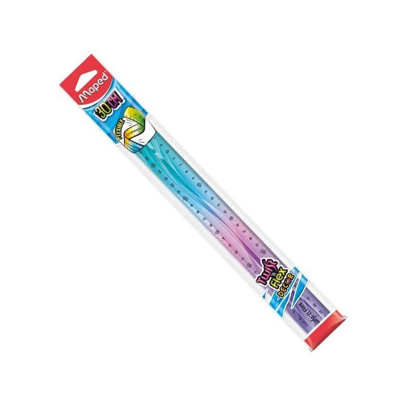 Regla flexible Maped Twistn Flex - 30 cm - Color multicolor